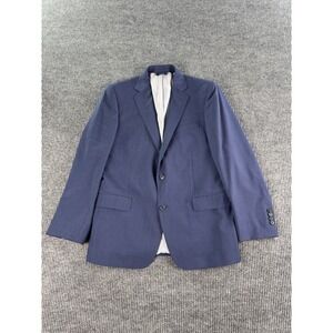 Brooks Brothers Suit Jacket 42 R Blue Wool Striped Explorer Classic Fit Luxury
